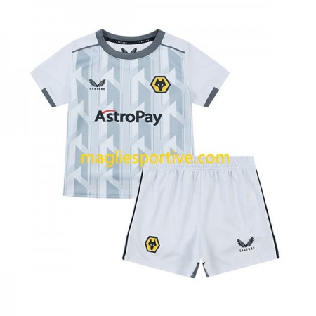 Completo Calcio Wolverhampton Wanderers Bambino Divisa Terza 2023-2024